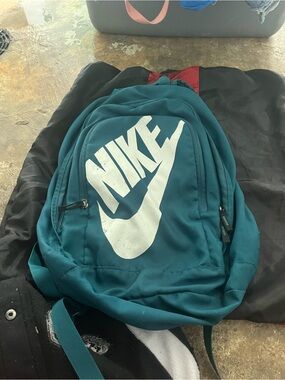 Nike Teal Backpack with White Logo for Kids